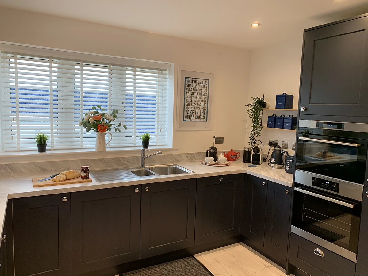 Navy Shaker Kitchen
